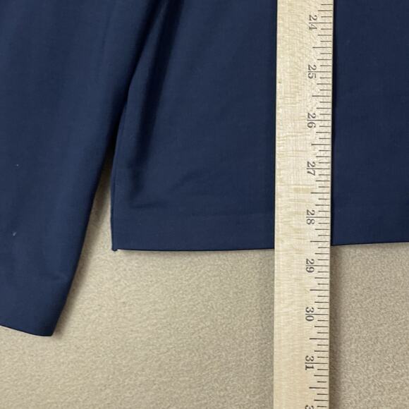 G Fore Pullover Mens L Blue Tech Jersey Golf 1/2 Zip Long Sleeve Stretch - Picture 6 of 13